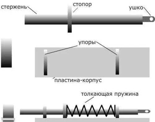 Защелка для калитки своими руками из металла